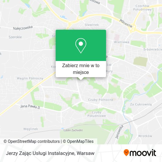 Mapa Jerzy Zając Usługi Instalacyjne