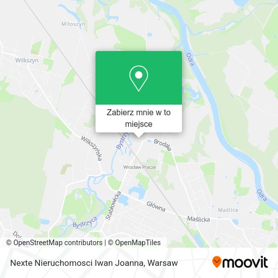 Mapa Nexte Nieruchomosci Iwan Joanna