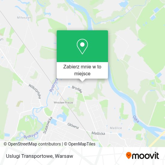 Mapa Uslugi Transportowe