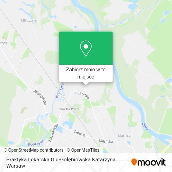 Mapa Praktyka Lekarska Gul-Gołębiowska Katarzyna