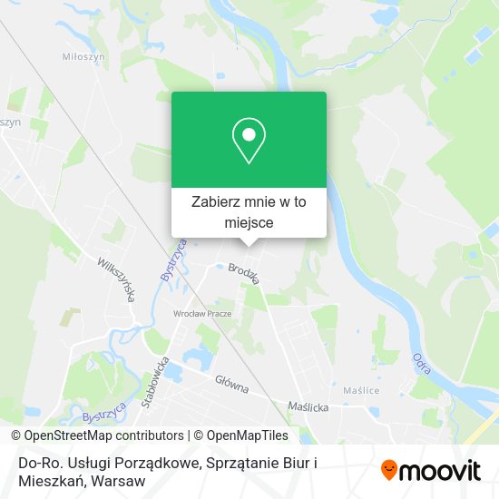 Mapa Do-Ro. Usługi Porządkowe, Sprzątanie Biur i Mieszkań