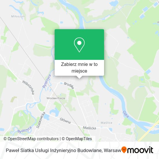 Mapa Paweł Siatka Usługi Inżynieryjno Budowlane