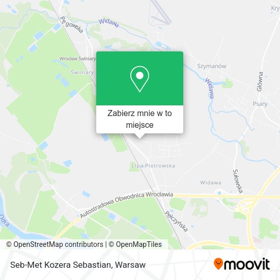 Mapa Seb-Met Kozera Sebastian