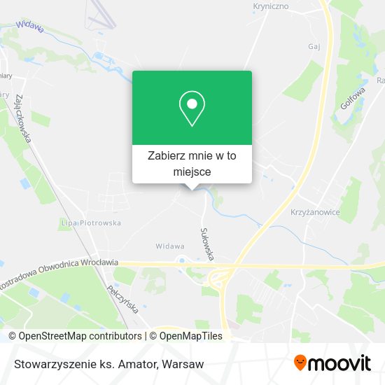 Mapa Stowarzyszenie ks. Amator