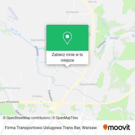 Mapa Firma Transportowo Uslugowa Trans Bar