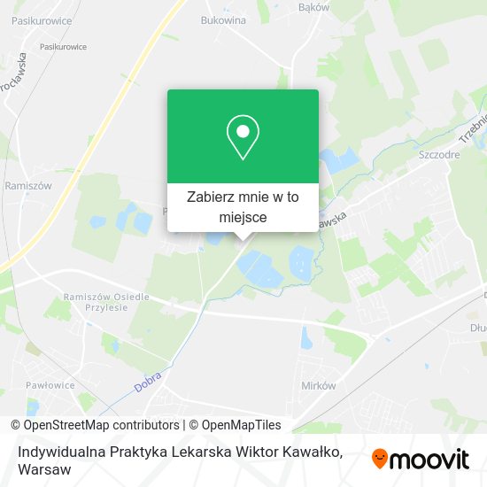 Mapa Indywidualna Praktyka Lekarska Wiktor Kawałko