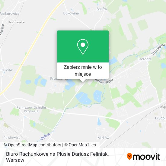 Mapa Biuro Rachunkowe na Plusie Dariusz Feliniak