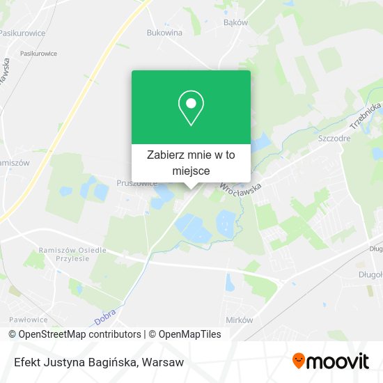 Mapa Efekt Justyna Bagińska