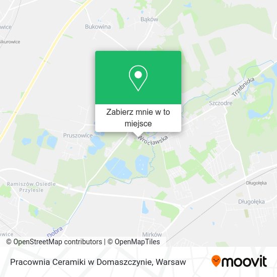 Mapa Pracownia Ceramiki w Domaszczynie