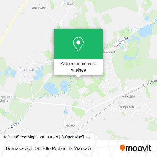 Mapa Domaszczyn Osiedle Rodzinne