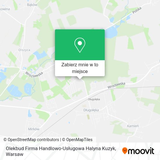 Mapa Olekbud Firma Handlowo-Usługowa Halyna Kuzyk