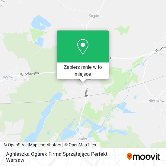 Mapa Agnieszka Ogarek Firma Sprzątająca Perfekt