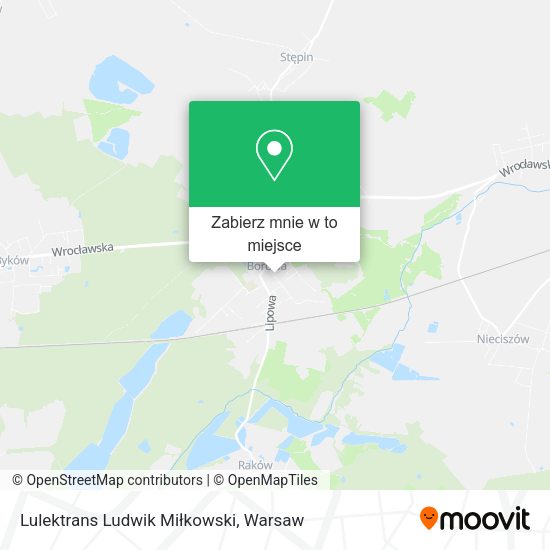 Mapa Lulektrans Ludwik Miłkowski