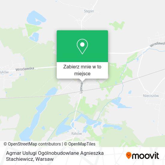 Mapa Agmar Usługi Ogólnobudowlane Agnieszka Stachiewicz