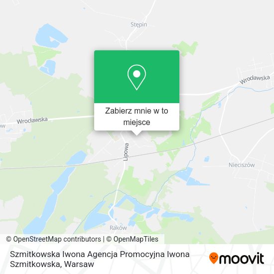 Mapa Szmitkowska Iwona Agencja Promocyjna Iwona Szmitkowska