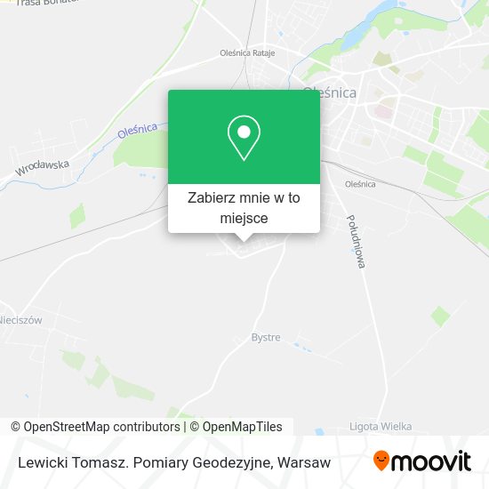 Mapa Lewicki Tomasz. Pomiary Geodezyjne