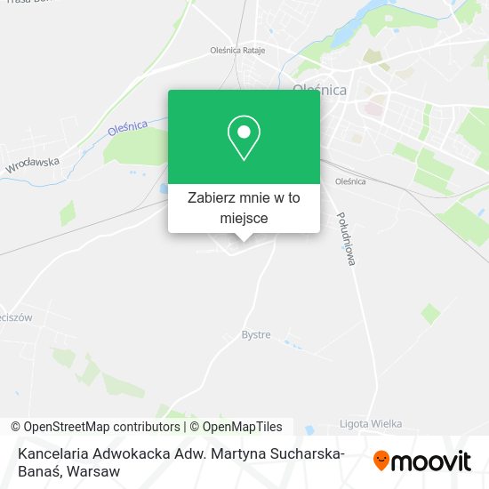 Mapa Kancelaria Adwokacka Adw. Martyna Sucharska-Banaś