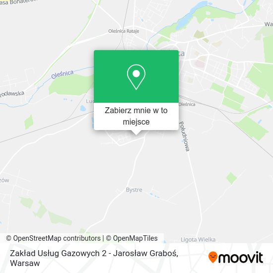 Mapa Zakład Usług Gazowych 2 - Jarosław Graboś