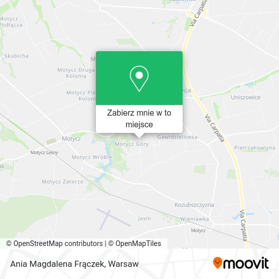 Mapa Ania Magdalena Frączek