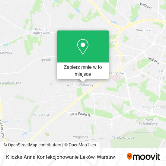 Mapa Kliczka Anna Konfekcjonowanie Leków