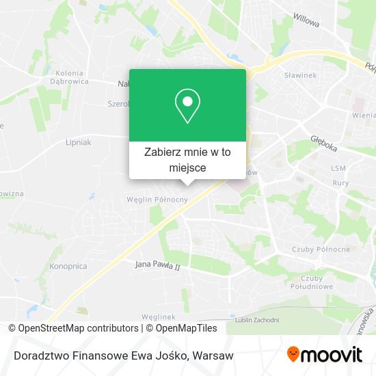 Mapa Doradztwo Finansowe Ewa Jośko