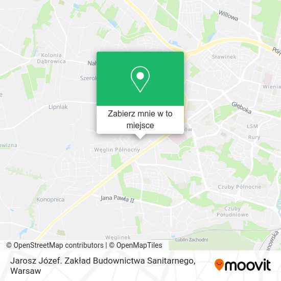 Mapa Jarosz Józef. Zakład Budownictwa Sanitarnego