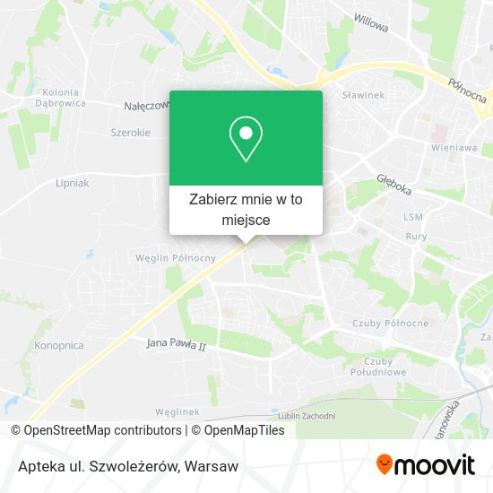 Mapa Apteka ul. Szwoleżerów