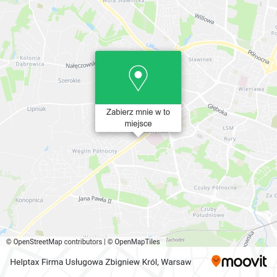 Mapa Helptax Firma Usługowa Zbigniew Król