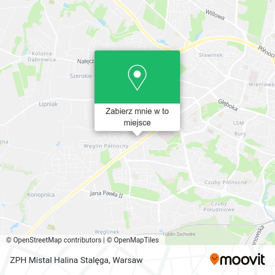 Mapa ZPH Mistal Halina Stalęga