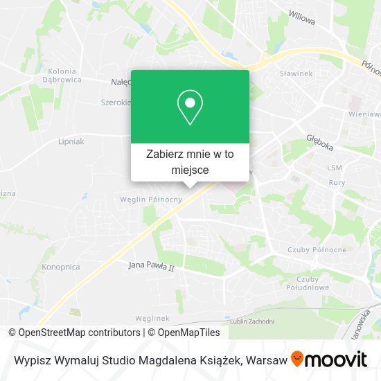 Mapa Wypisz Wymaluj Studio Magdalena Książek