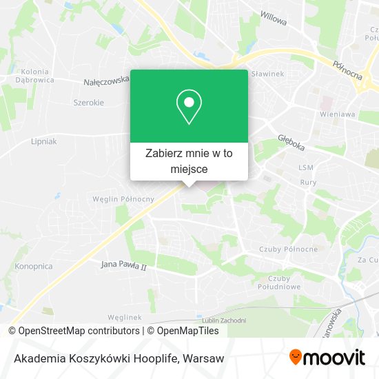 Mapa Akademia Koszykówki Hooplife