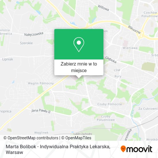 Mapa Marta Bolibok - Indywidualna Praktyka Lekarska