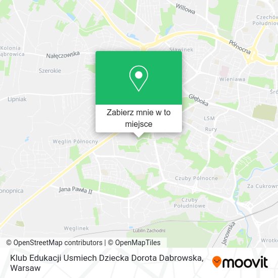 Mapa Klub Edukacji Usmiech Dziecka Dorota Dabrowska