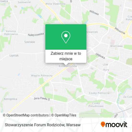 Mapa Stowarzyszenie Forum Rodziców