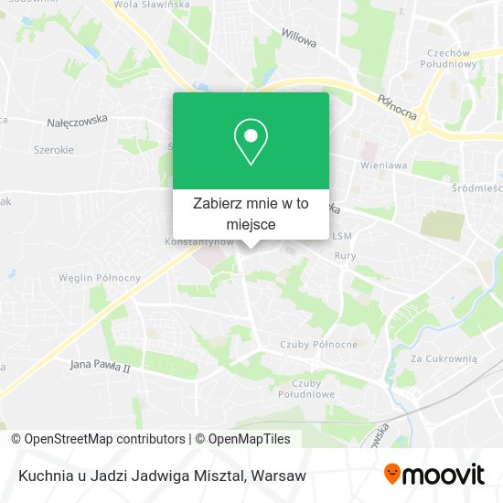 Mapa Kuchnia u Jadzi Jadwiga Misztal