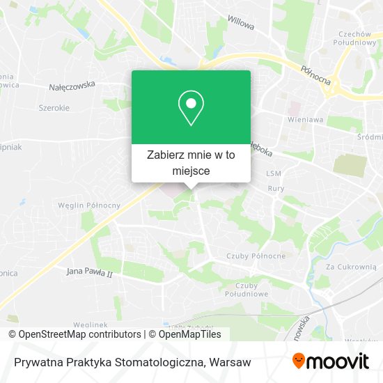 Mapa Prywatna Praktyka Stomatologiczna