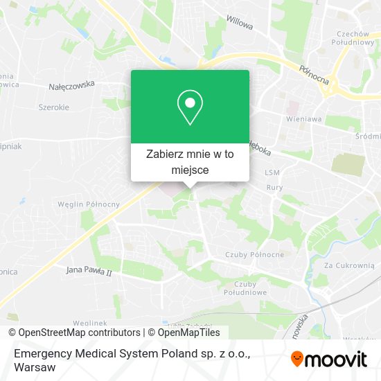 Mapa Emergency Medical System Poland sp. z o.o.