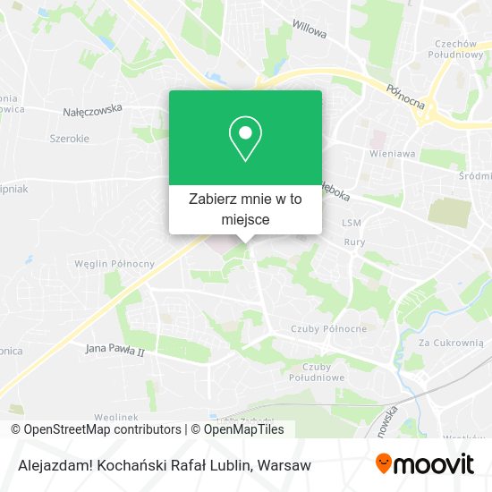 Mapa Alejazdam! Kochański Rafał Lublin