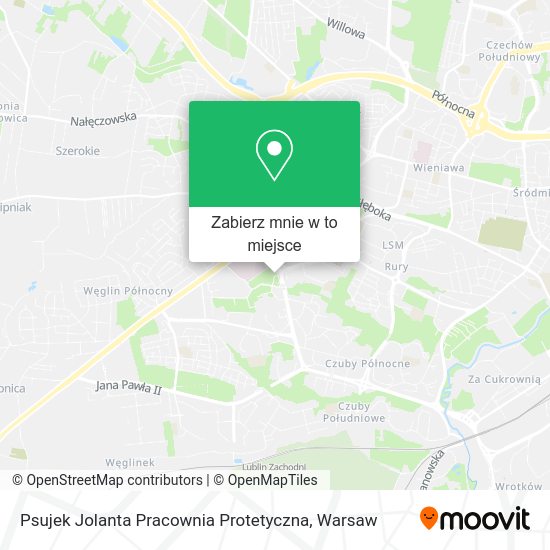 Mapa Psujek Jolanta Pracownia Protetyczna