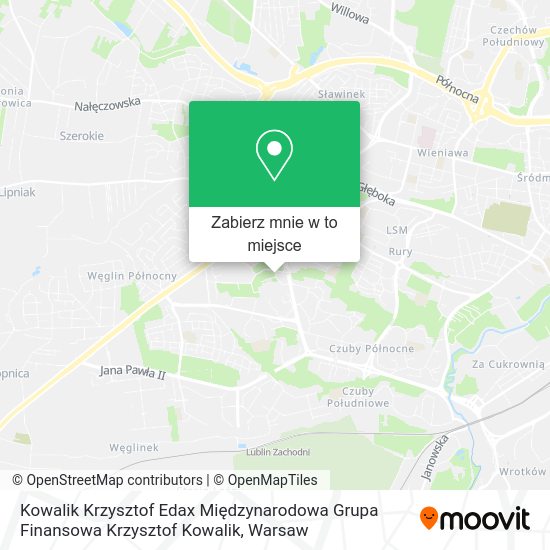 Mapa Kowalik Krzysztof Edax Międzynarodowa Grupa Finansowa Krzysztof Kowalik