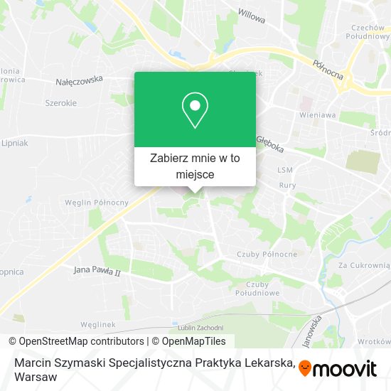 Mapa Marcin Szymaski Specjalistyczna Praktyka Lekarska