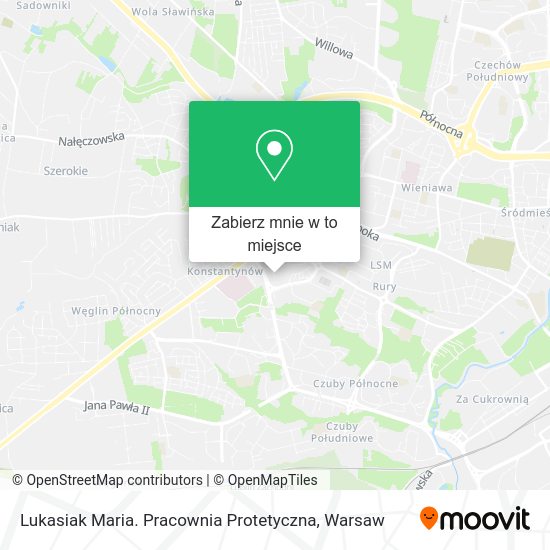 Mapa Lukasiak Maria. Pracownia Protetyczna