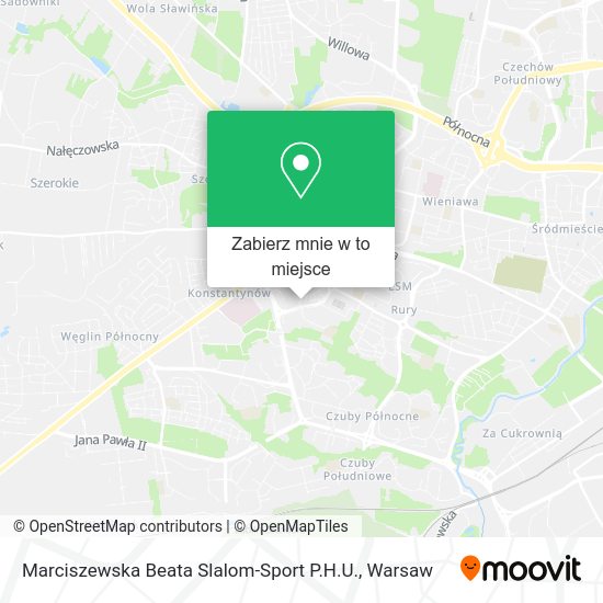 Mapa Marciszewska Beata Slalom-Sport P.H.U.