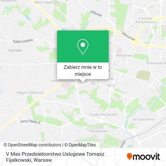 Mapa V Max Przedsiebiorstwo Uslugowe Tomasz Fijalkowski