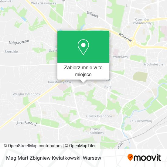 Mapa Mag Mart Zbigniew Kwiatkowski