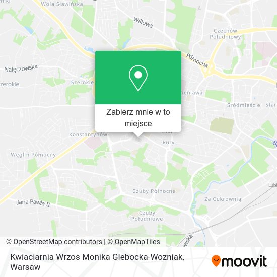 Mapa Kwiaciarnia Wrzos Monika Glebocka-Wozniak