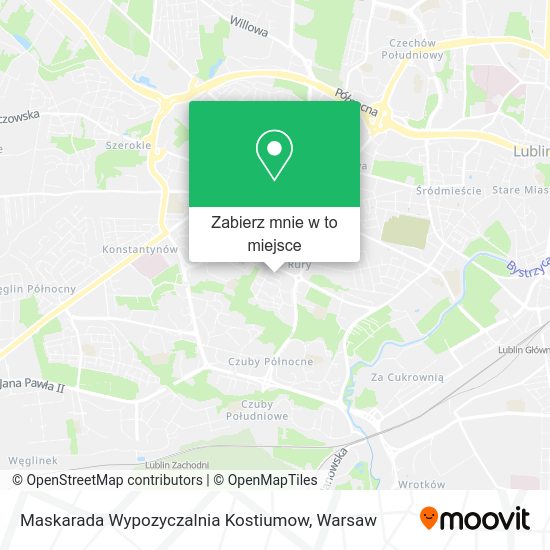 Mapa Maskarada Wypozyczalnia Kostiumow