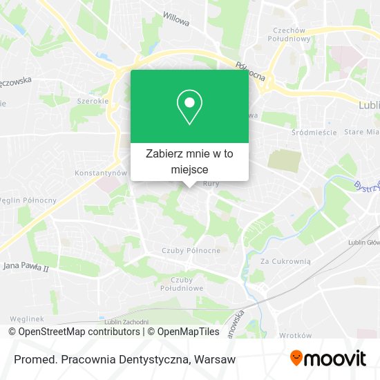 Mapa Promed. Pracownia Dentystyczna