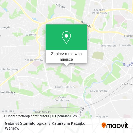 Mapa Gabinet Stomatologiczny Katarzyna Kacejko