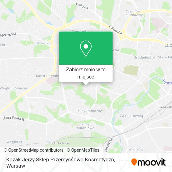 Mapa Kozak Jerzy Sklep Przemysśowo Kosmetyczn